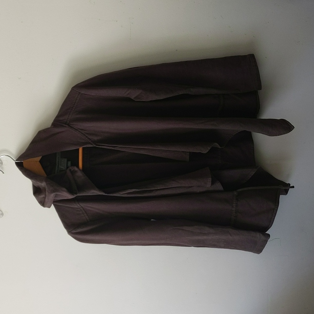 Fluent Life Essentials Cape Hoodie Size (M) Brown Sweater
